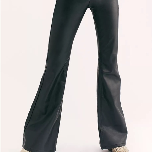 free people black bell bottoms